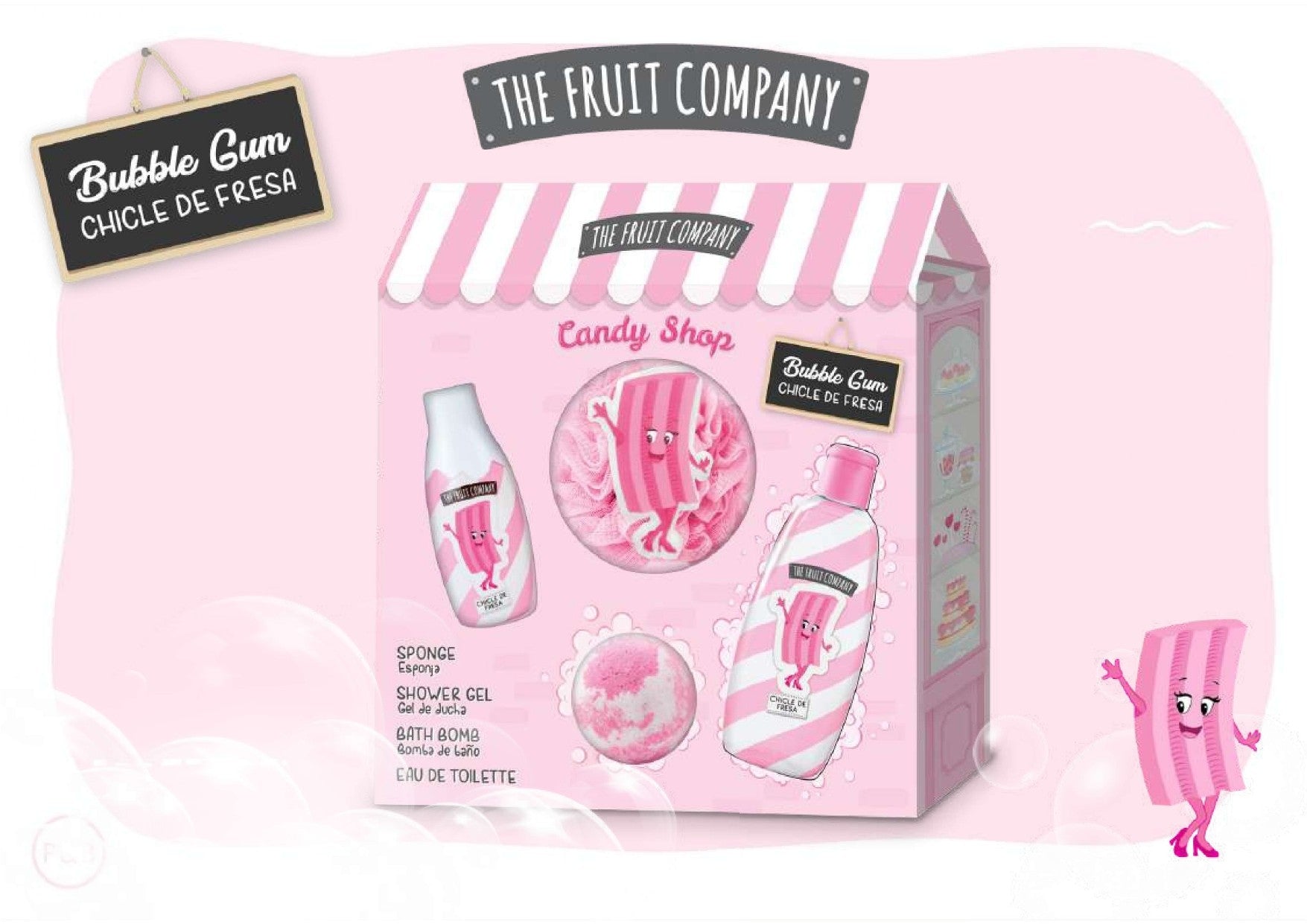 SET CANDY SHOP GOMME FRAISE