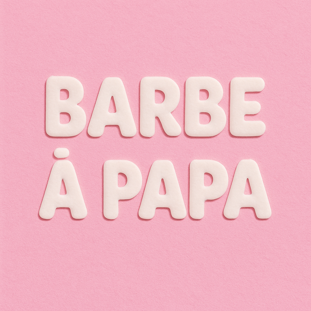FONDANT BARBE À PAPA 💖