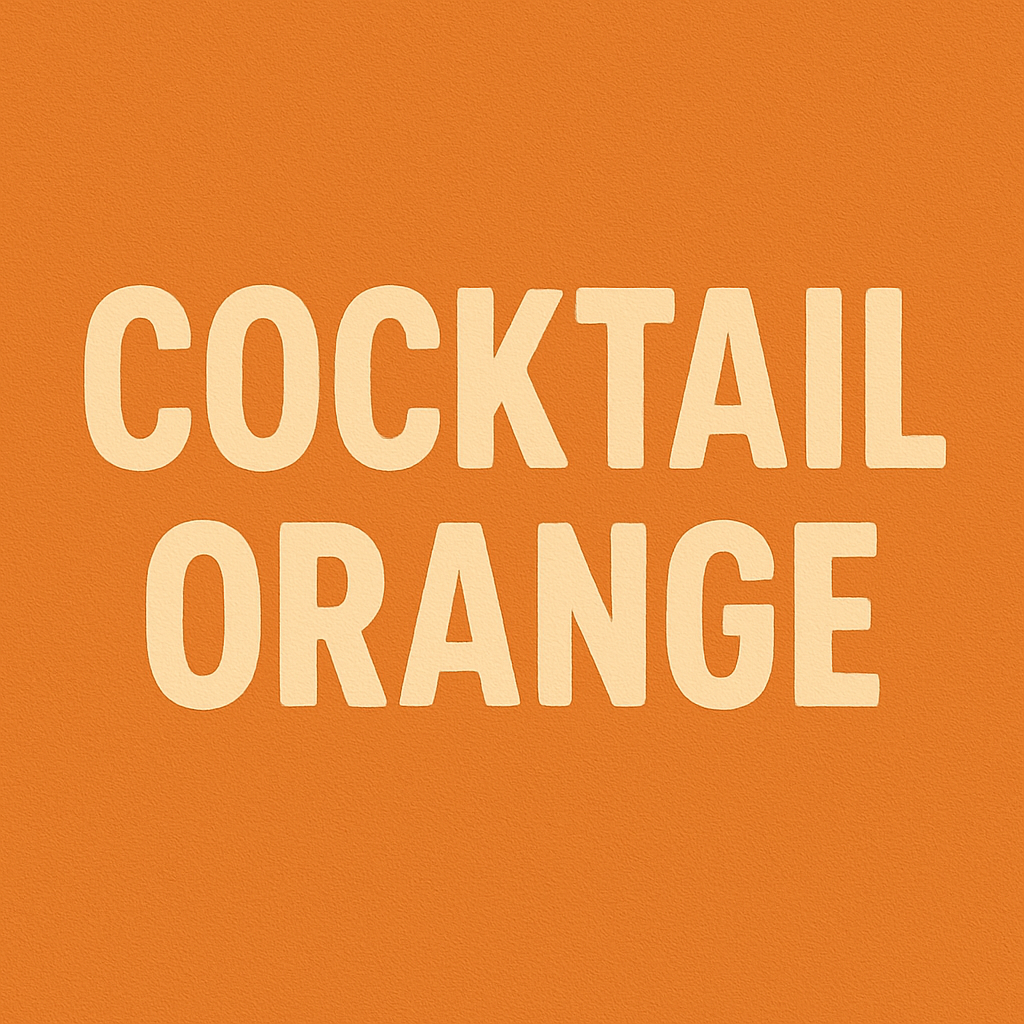 FONDANT COCKTAIL ORANGE 🍊