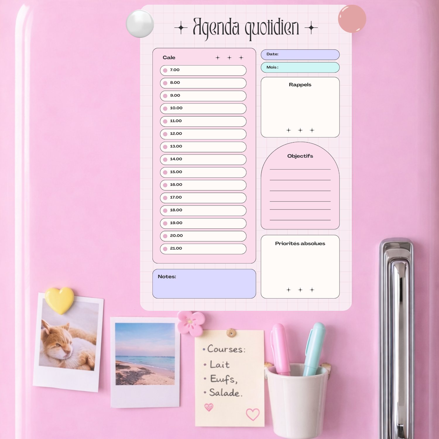 PLANNER - agenda quotidien