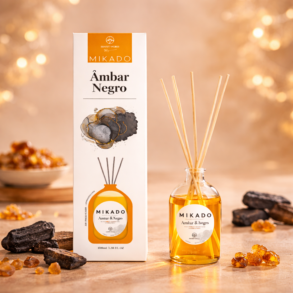 Diffuseur Mikado Ambar Negro 100ml – Parfum Intense & Élégant