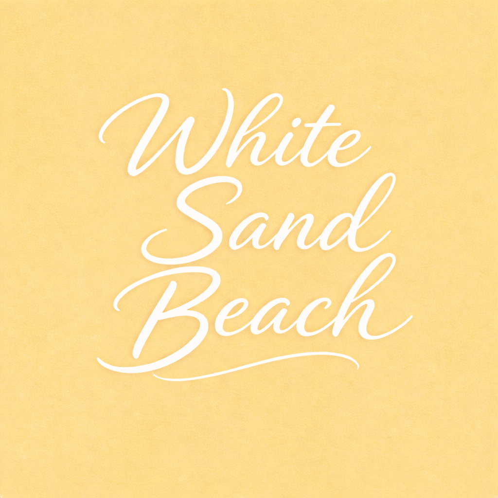 FONDANT WHITE SAND BEACH