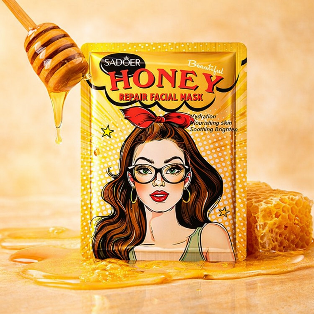 Masque Visage au Miel – Réparation & Éclat Naturel