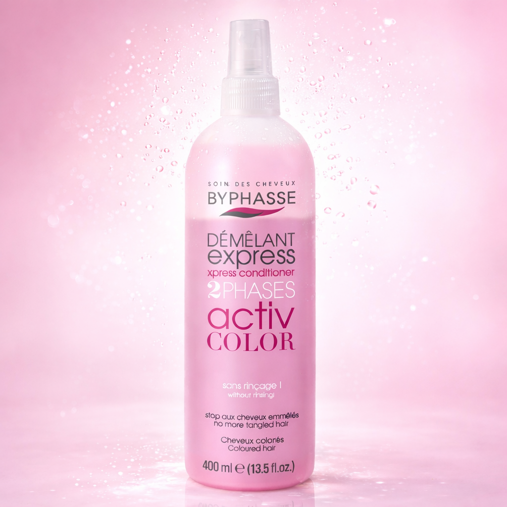 Spray Démêlant 2 Phases – Cheveux Lisses & Protégés