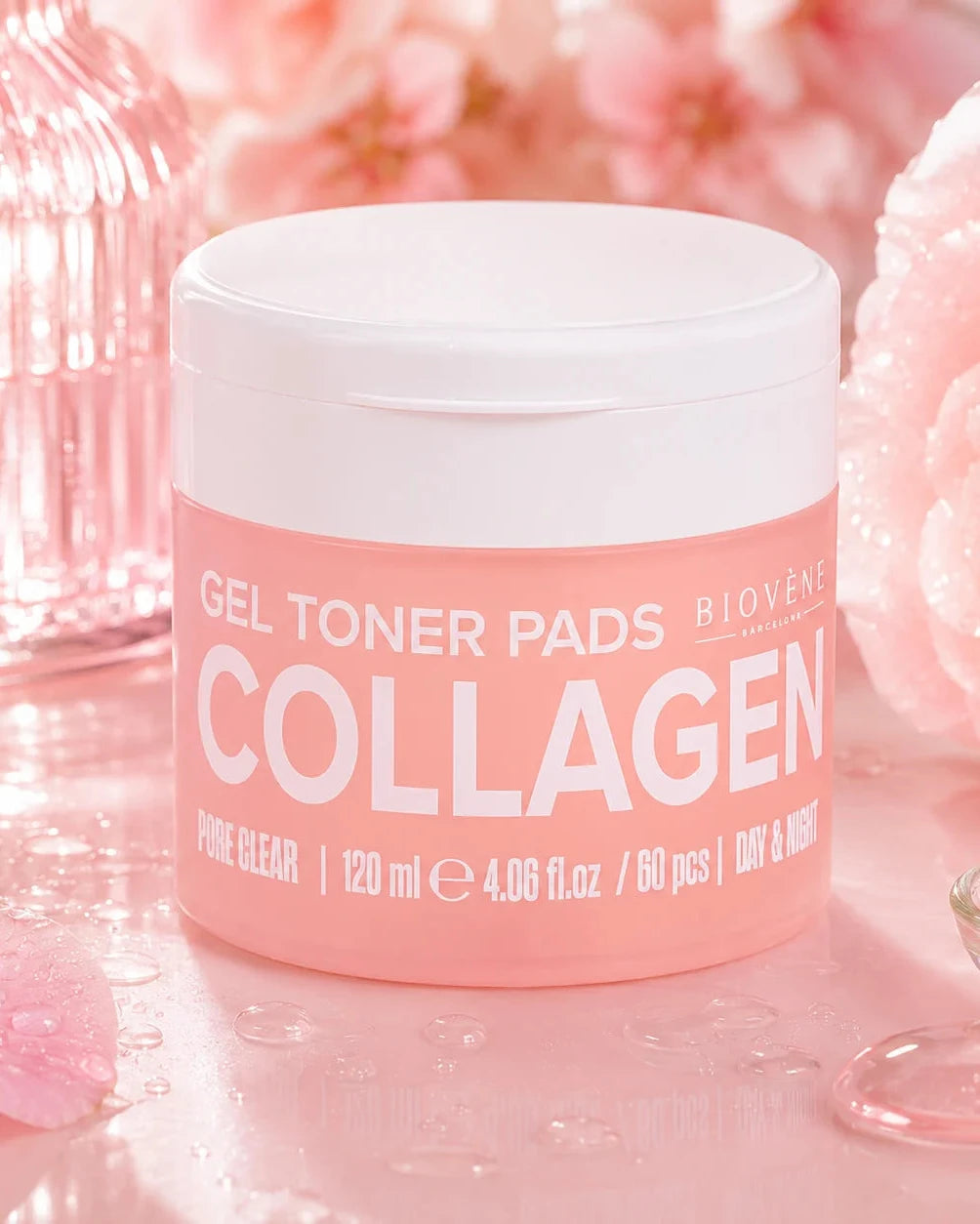 Disques Tonique Visage Collagène – Pore Clear