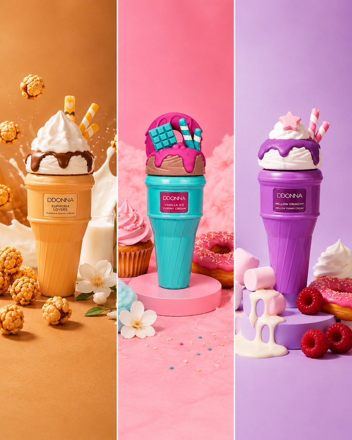 Brume Parfumée Gourmande – Collection Yummy Cream