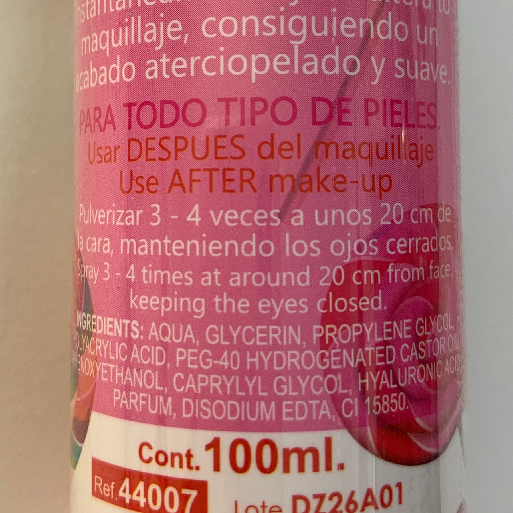 FIXATEUR DE MAQUILLAGE