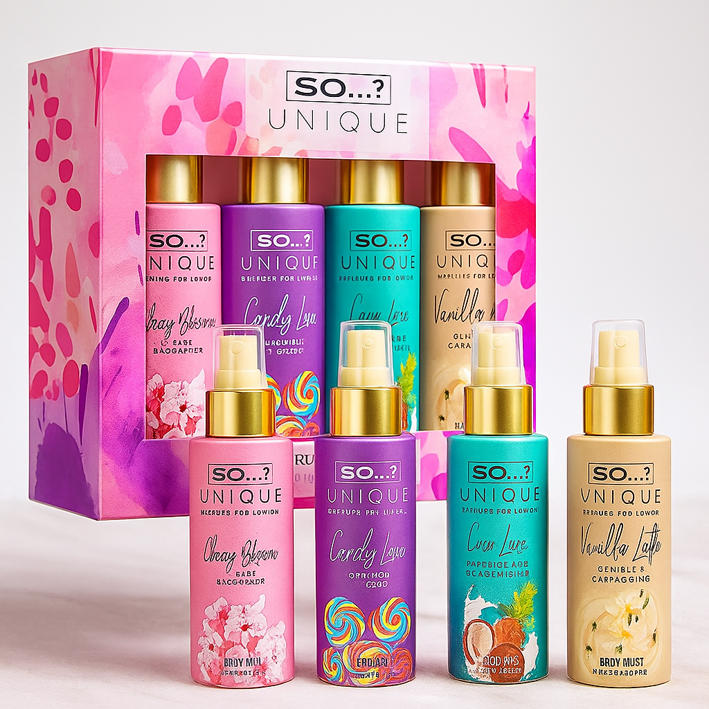 Coffret 4 Mini Brumes So Unique