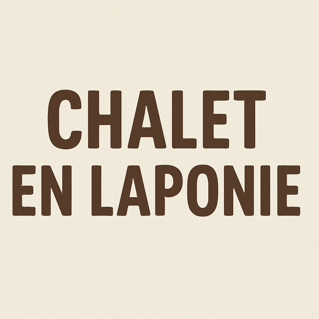 FONDANT CHALET EN LAPONIE