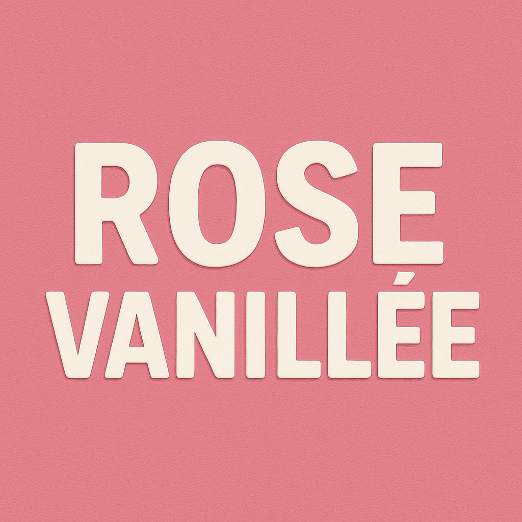 FONDANT ROSE VANILLÉE 🌹