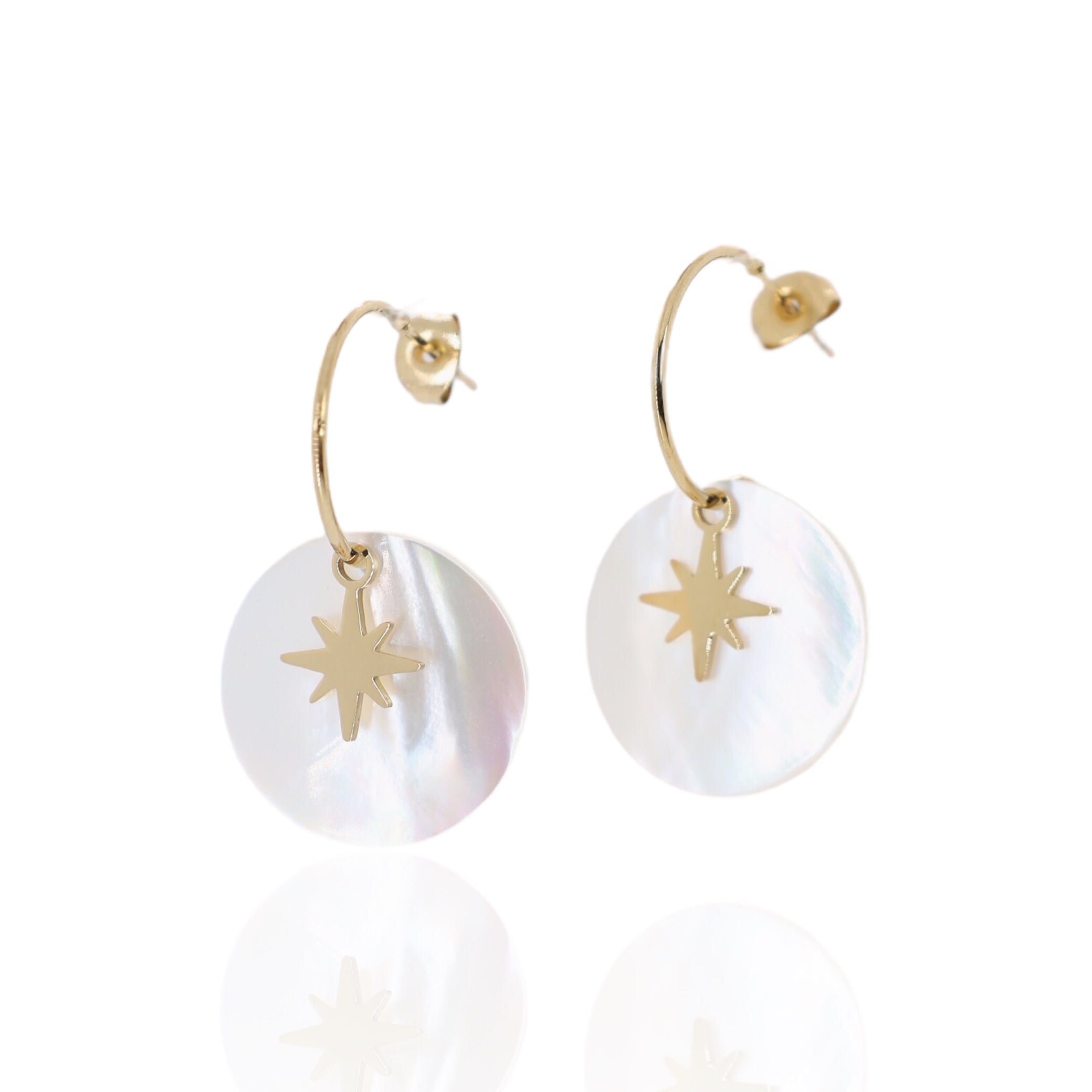 Boucles d'oreilles ETOILE