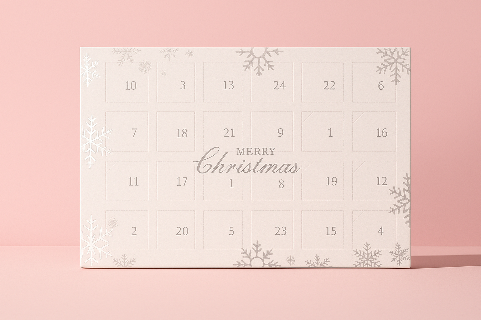 CALENDRIER DE L'AVENT DE FONDANTS