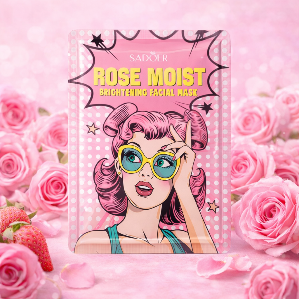 Masque Visage à la Rose – Hydratation & Éclat Lumineux