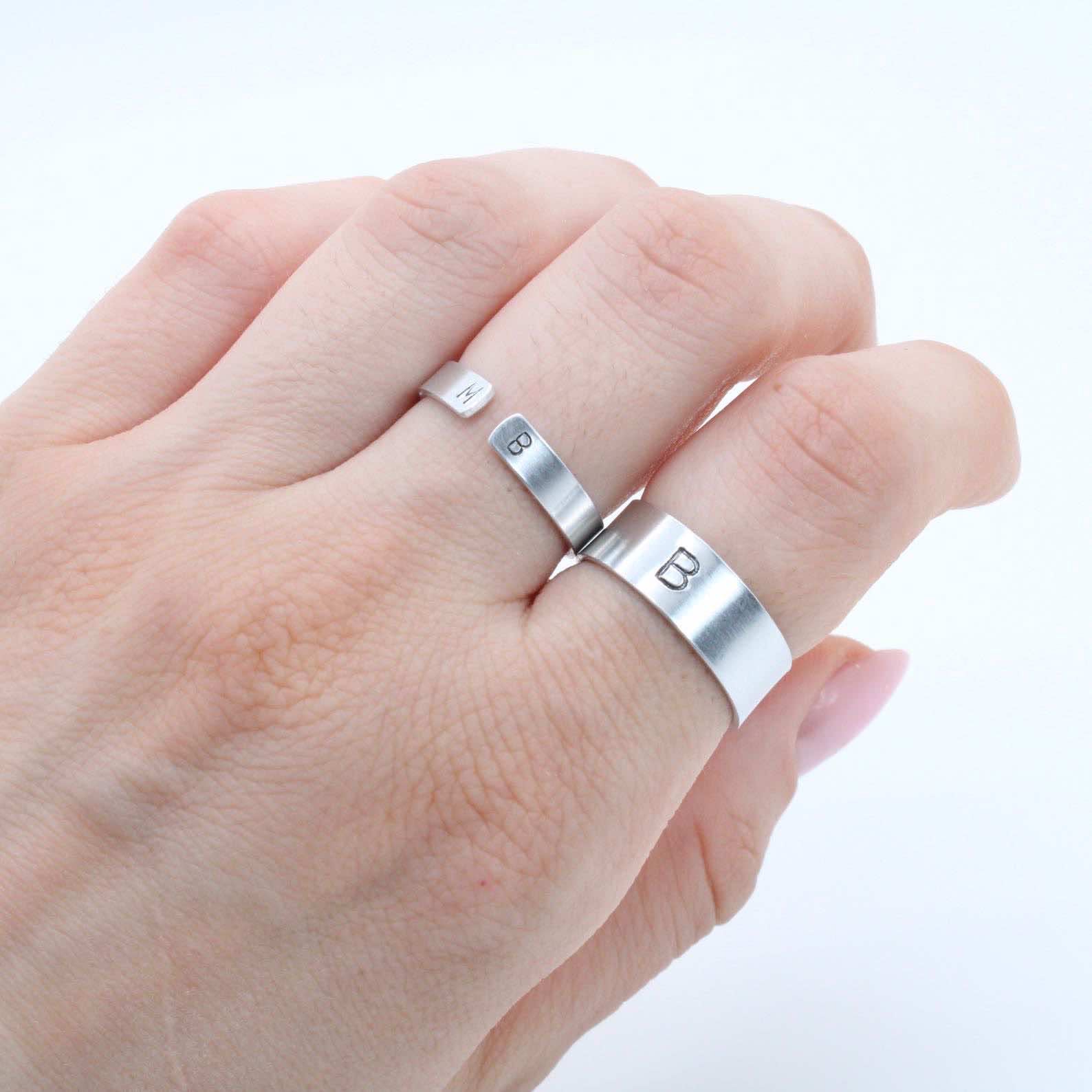 YOU & ME | Bague extra fine personnalisée