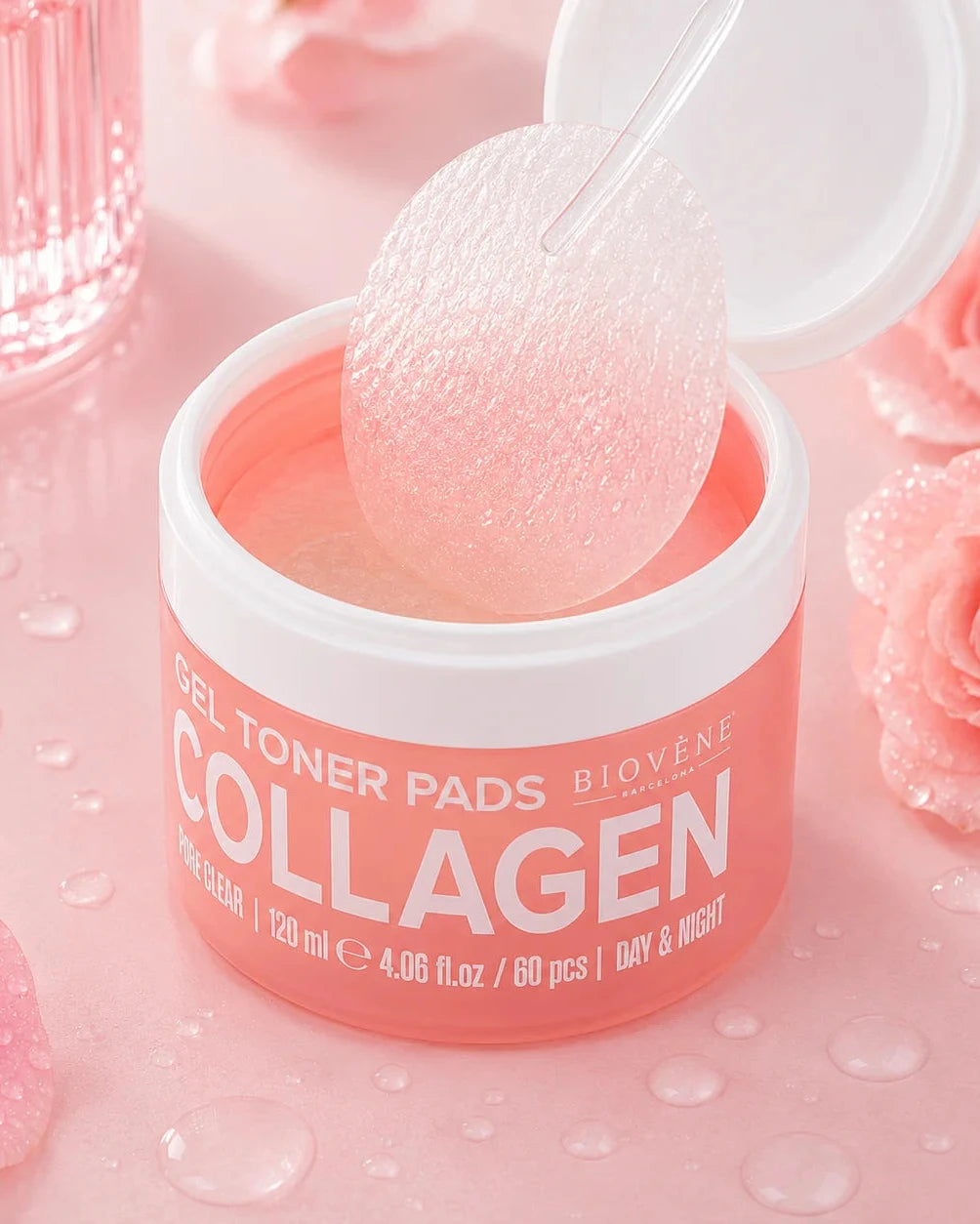 Disques Tonique Visage Collagène – Pore Clear