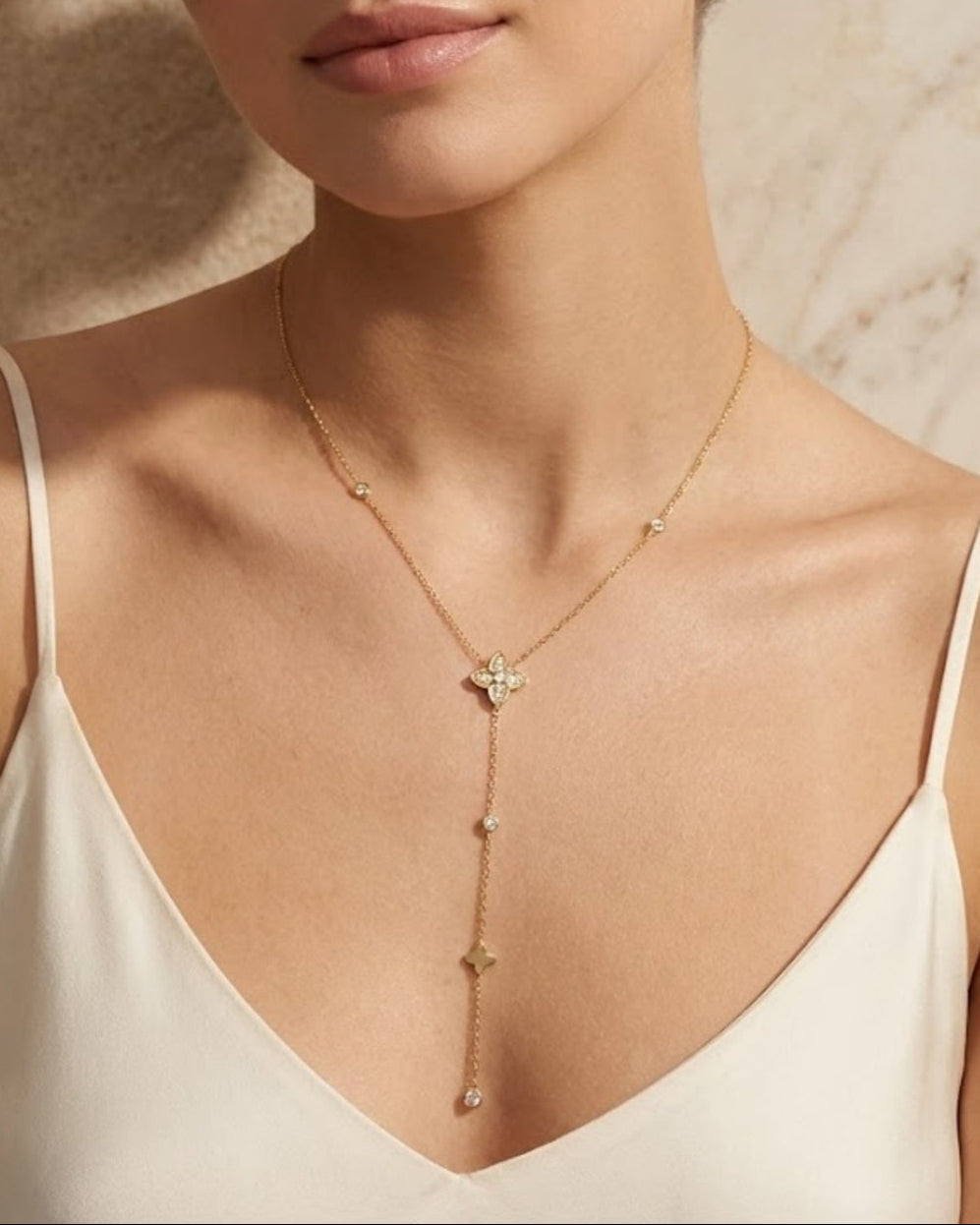 Collier “Lya” – Y Fleur & Zircon