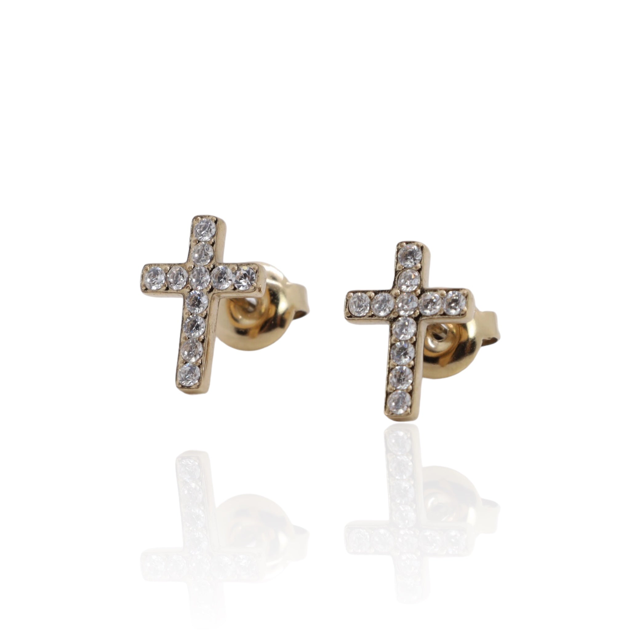 Boucles d'oreilles Croix