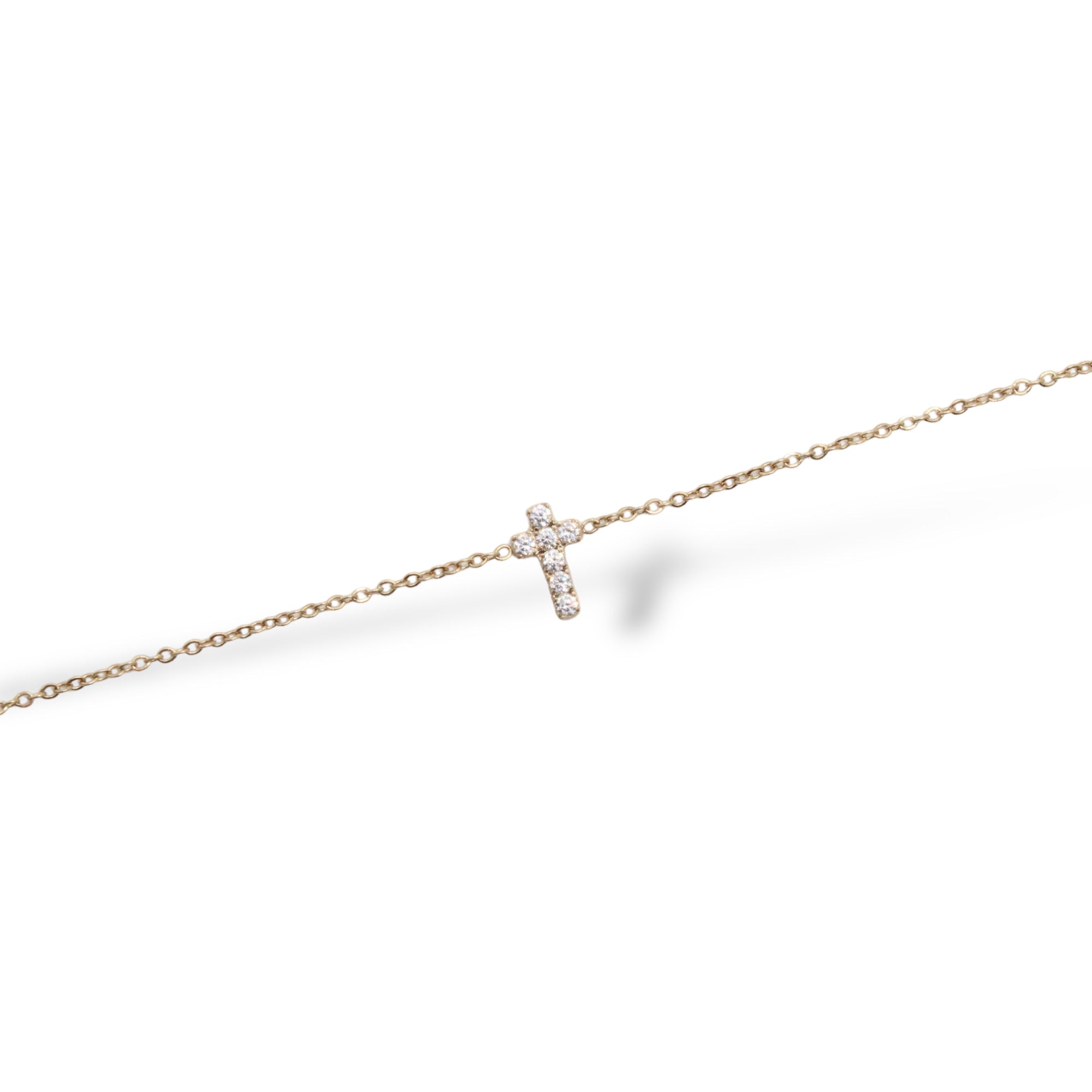 Brilliant Cross Bracelet 