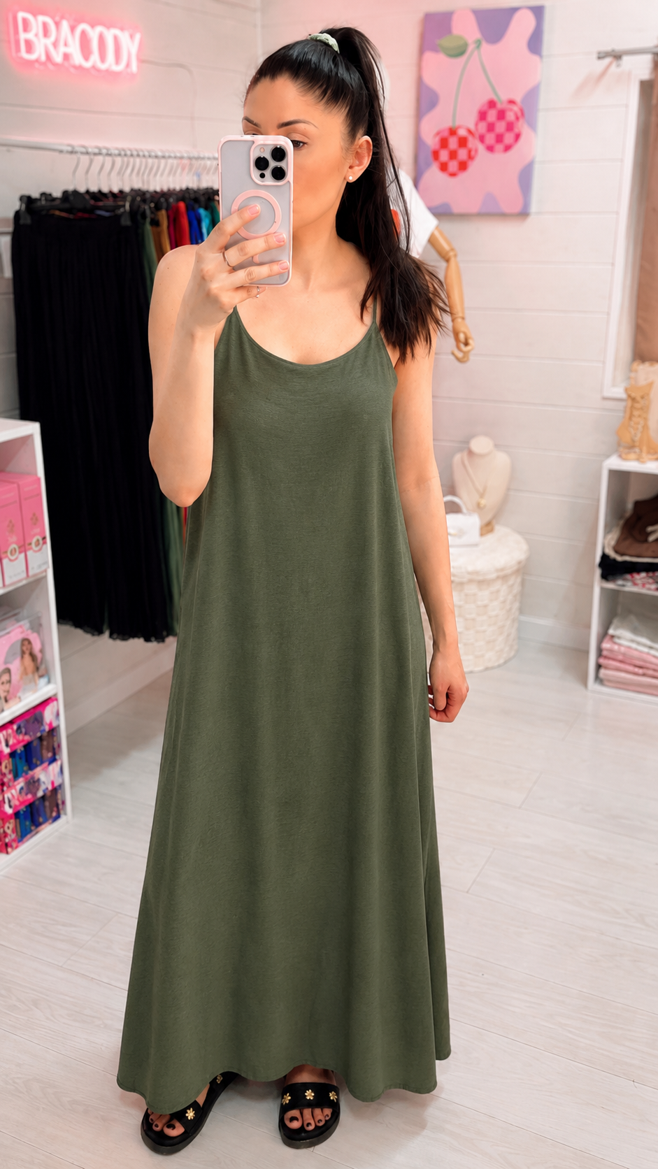 Robe Moana - Longue Fluide à Bretelles Croisées