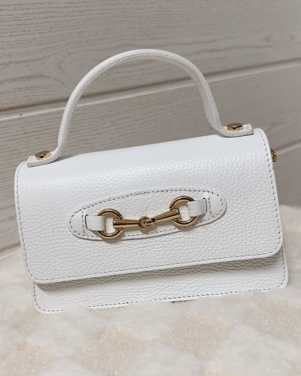 Sac “Giulia” – Cuir Véritable & Chaîne Élégante