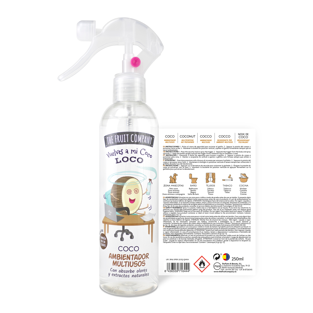 DÉSODORISANT D'AIR SPRAY COCO 🥥