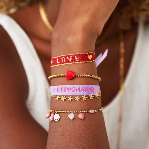 Ensemble de deux bracelets - Superwoman