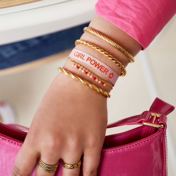 Ensemble de deux bracelets - Girl power